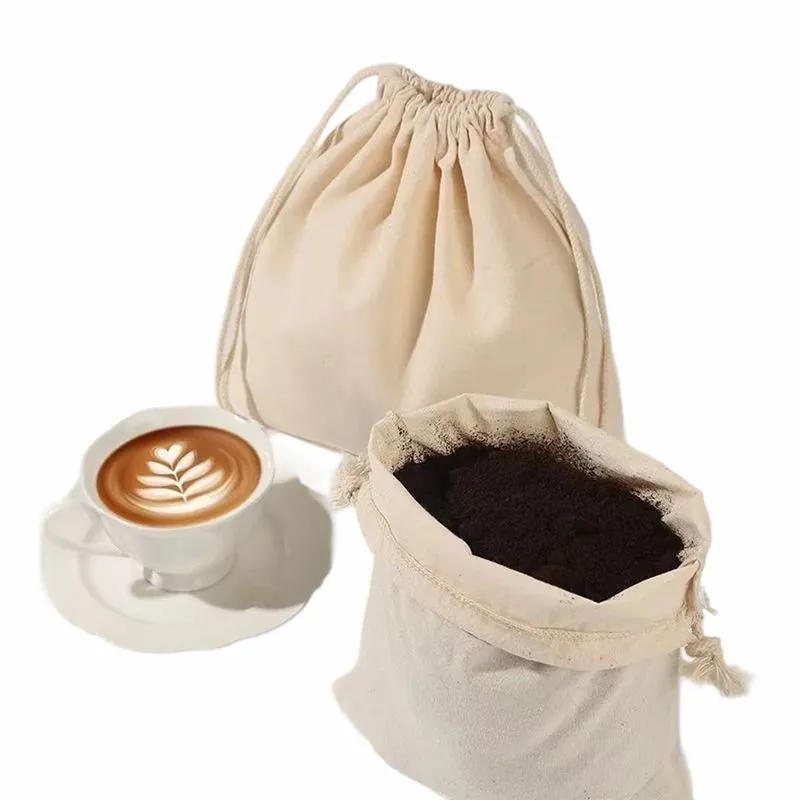 Cotton Drawstring Bags With Logo